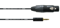 Cordial XLR-naaras - 3,5mm stereoplug kaapeli, 1,5m