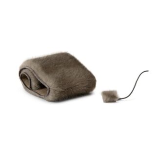 Bubblebee The Piece-A-Fur karvasuoja nappimikrofonille, harmaa