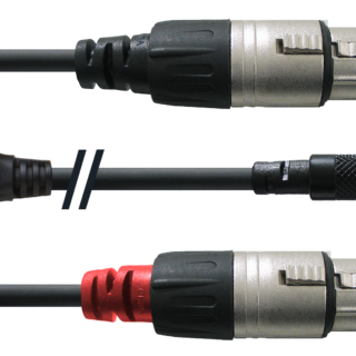 CORDIAL CFY 1,8 WFF, adapterikaapeli miniplugi-XLR naaras