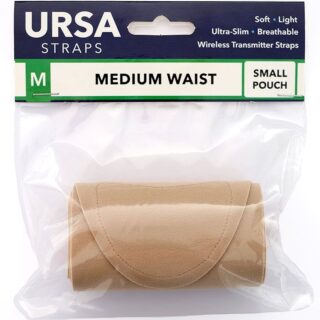 URSA Straps lähetinvyö, M-koko, Small Pouch, beige