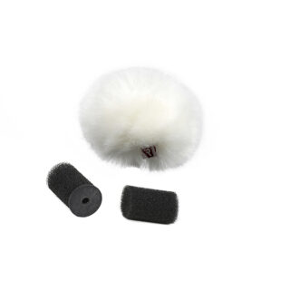 Rycote Lavalier Windjammer® Ristretto, nappimikrofonin tuulisuoja, pieni, valkoinen, 1kpl