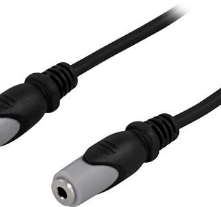 Deltaco MM-160 jatkokaapeli 3,5mm plug - 3,5mm jack (2m)