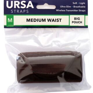 URSA Straps lähetinvyö, M-koko, Big Pouch, ruskea