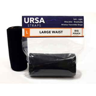 URSA Straps lähetinvyö, L-koko, Big Pouch, musta