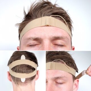 URSA Head Strap, mikrofonin päävyö, beige