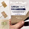 Ursa Small Strips moleskin nappimikrofonin piilotukseen, beige