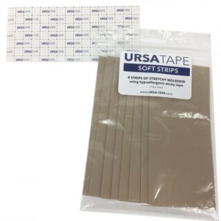 Ursa Large Strips moleskin nappimikrofonin piilotukseen, beige