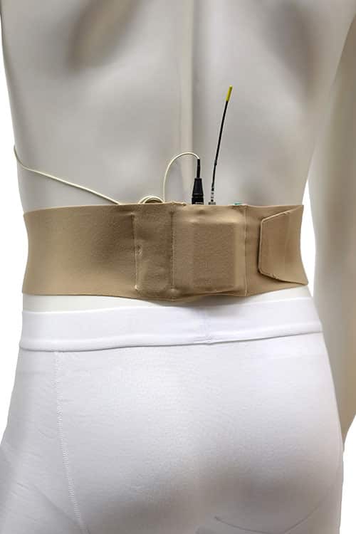 URSA Straps lähetinvyö, XL-koko, Big Pouch, beige