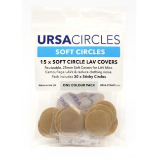 Ursa Soft Circles nappimikrofonin piilotukseen Beige (15kpl) + (30kpl) Sticky circles