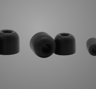 Shure EACYF1-6L Musta vaahtomuovisovite, 3 paria, L-koko.